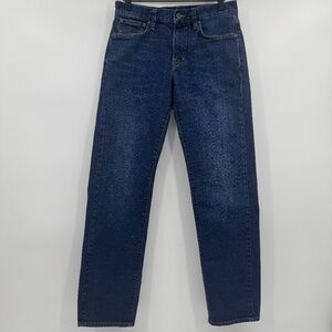 John Varvatos Jeans Men 28 Blue Star USA Denim Dark Wash Classic Straight Leg
